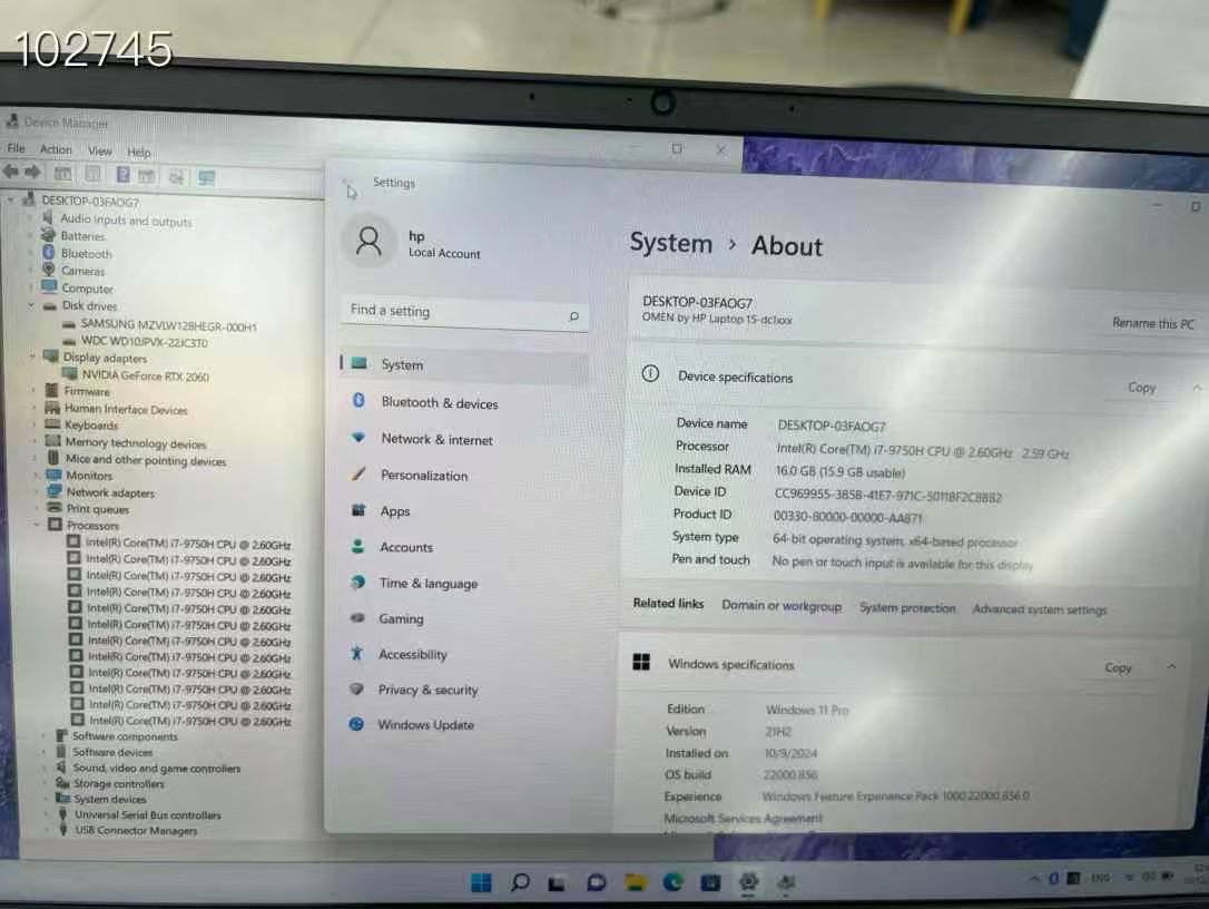 Hp Omen pro gaming laptop