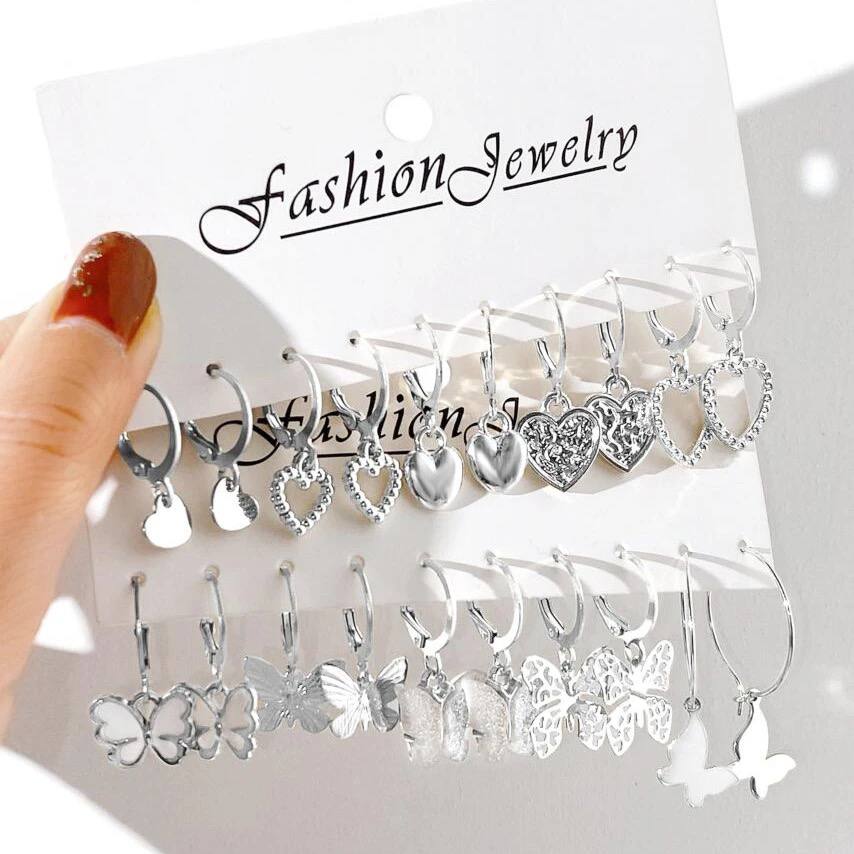 Silver Elegance Earrings Collection