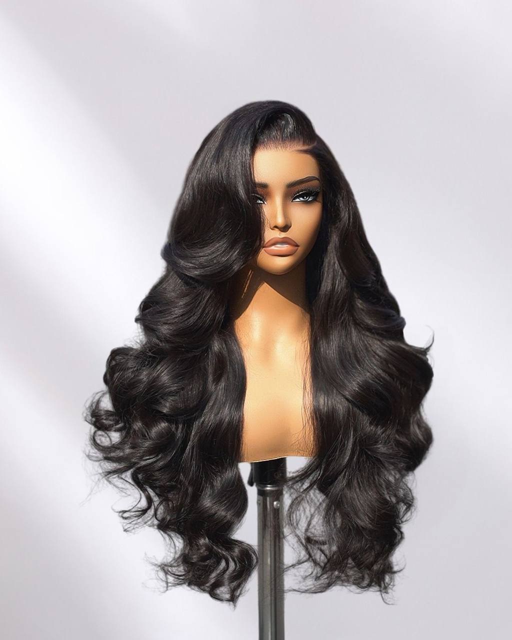 Long Black Body Wave Wig