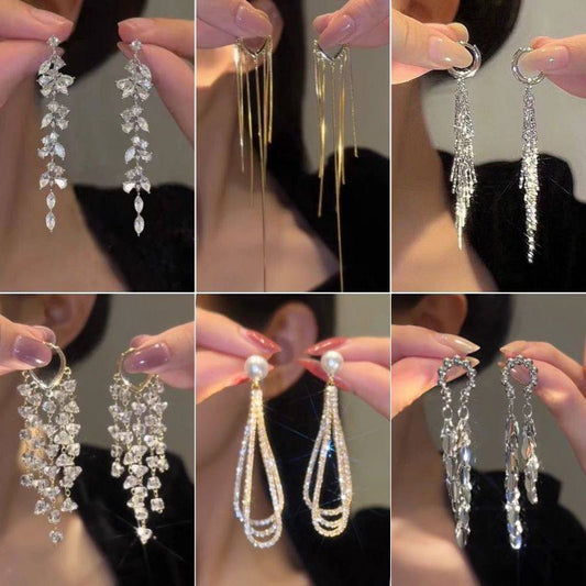 Shimmering Dangle Earring Collection