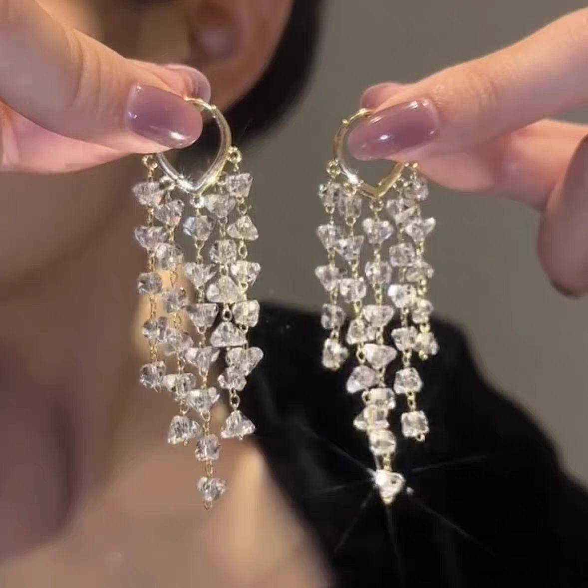 Shimmering Dangle Earring Collection