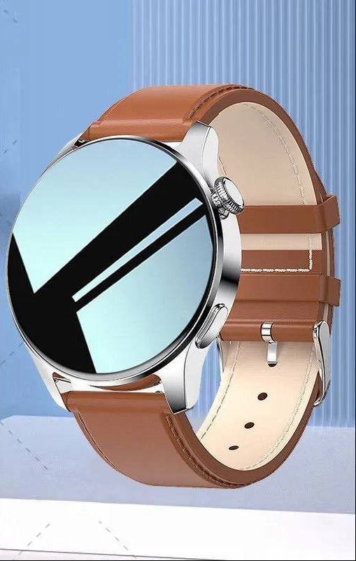 Classic Leather Smart Watch