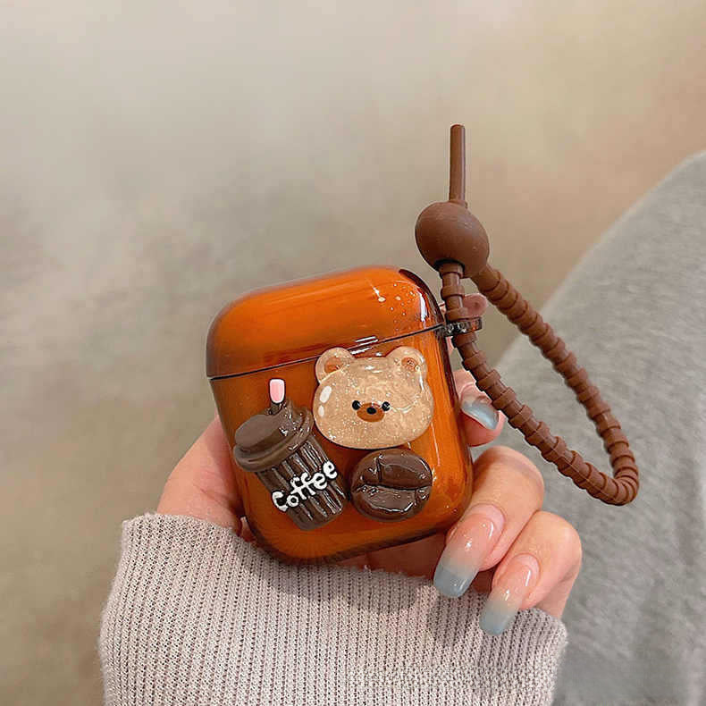 Cute Bear Earbud Case