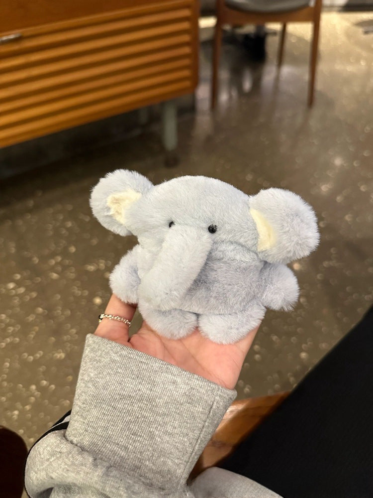 Fluffy Elephant Earbud Case