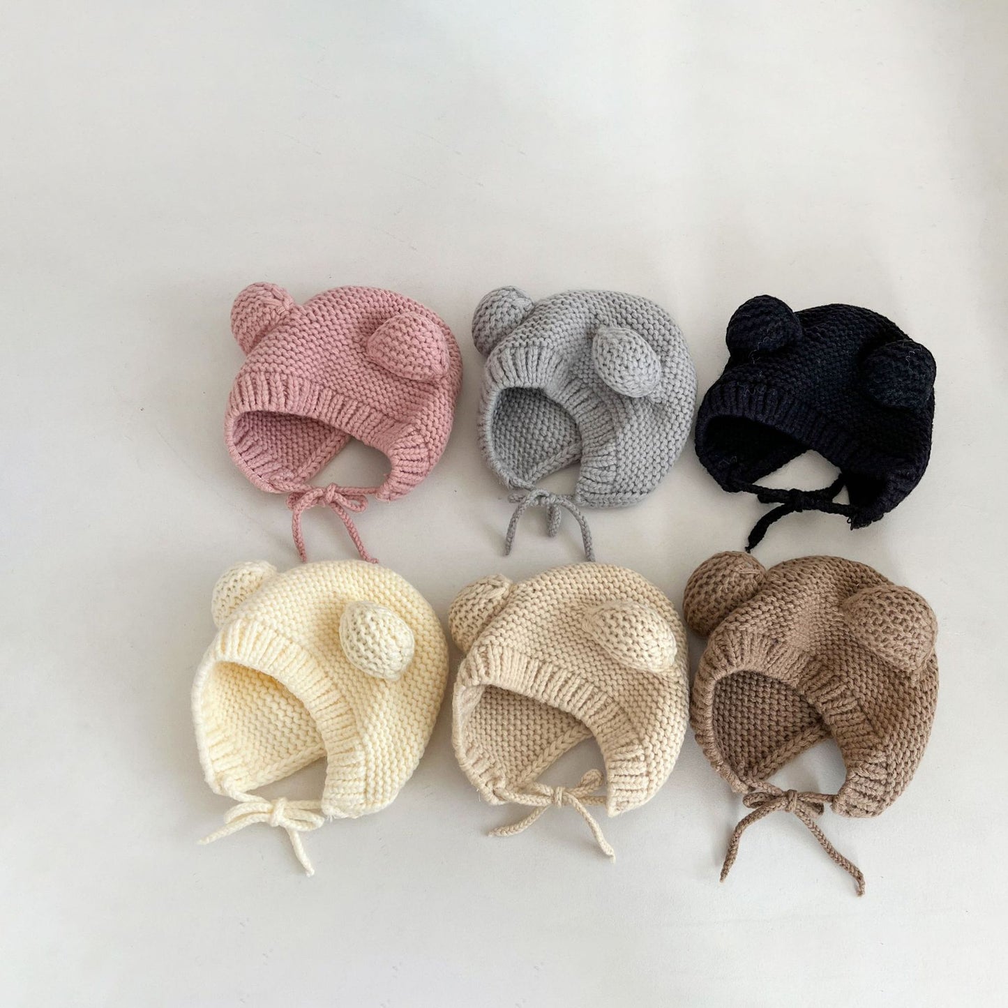 Bear Ear Knit Hats