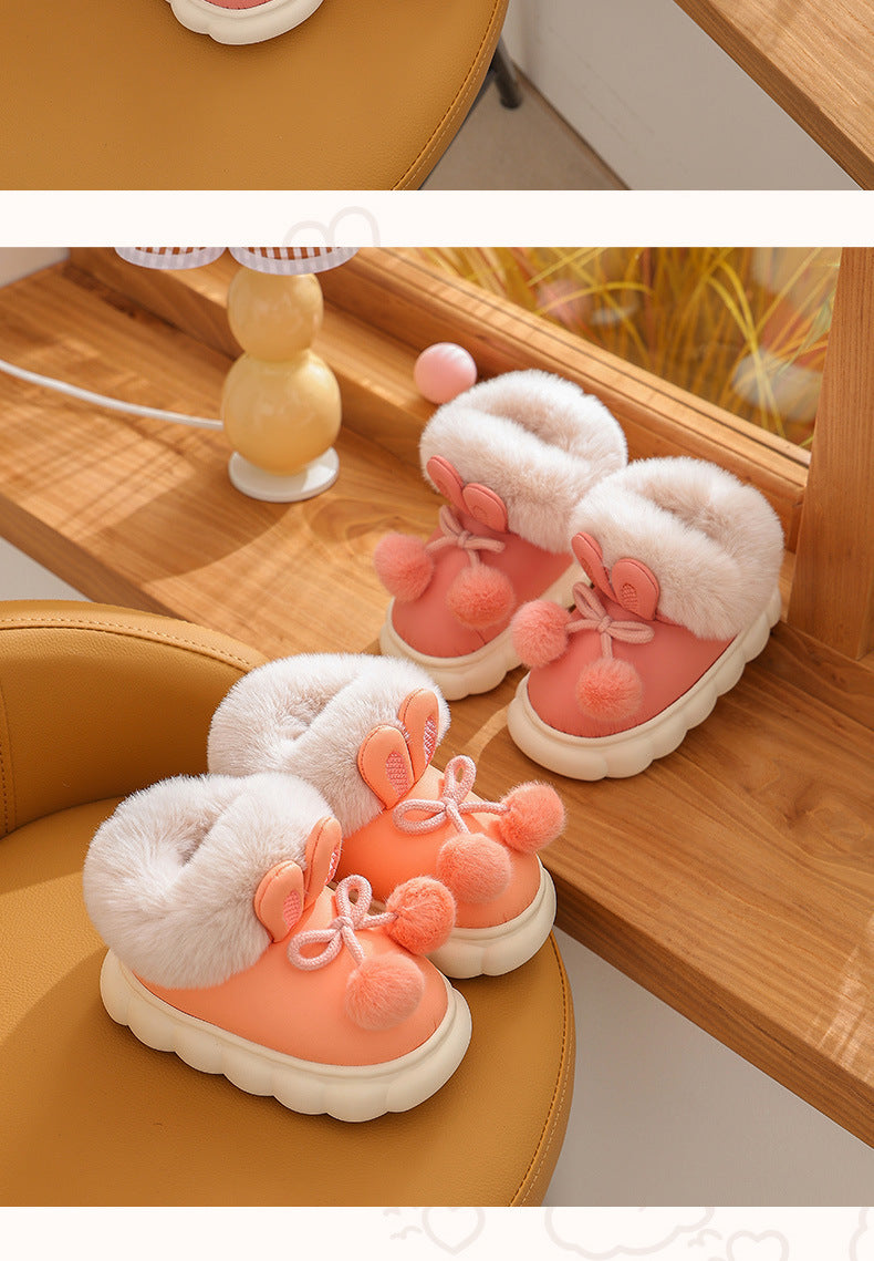 Bunny Pom Pom Boots