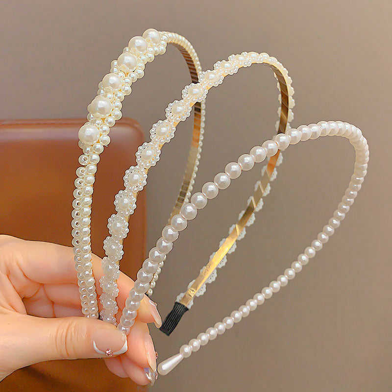 Elegant Pearl Headband Collection