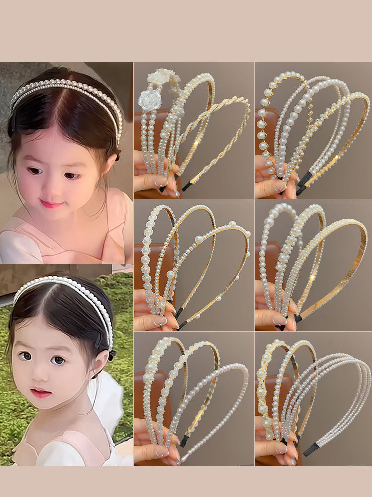 Elegant Pearl Headband Collection