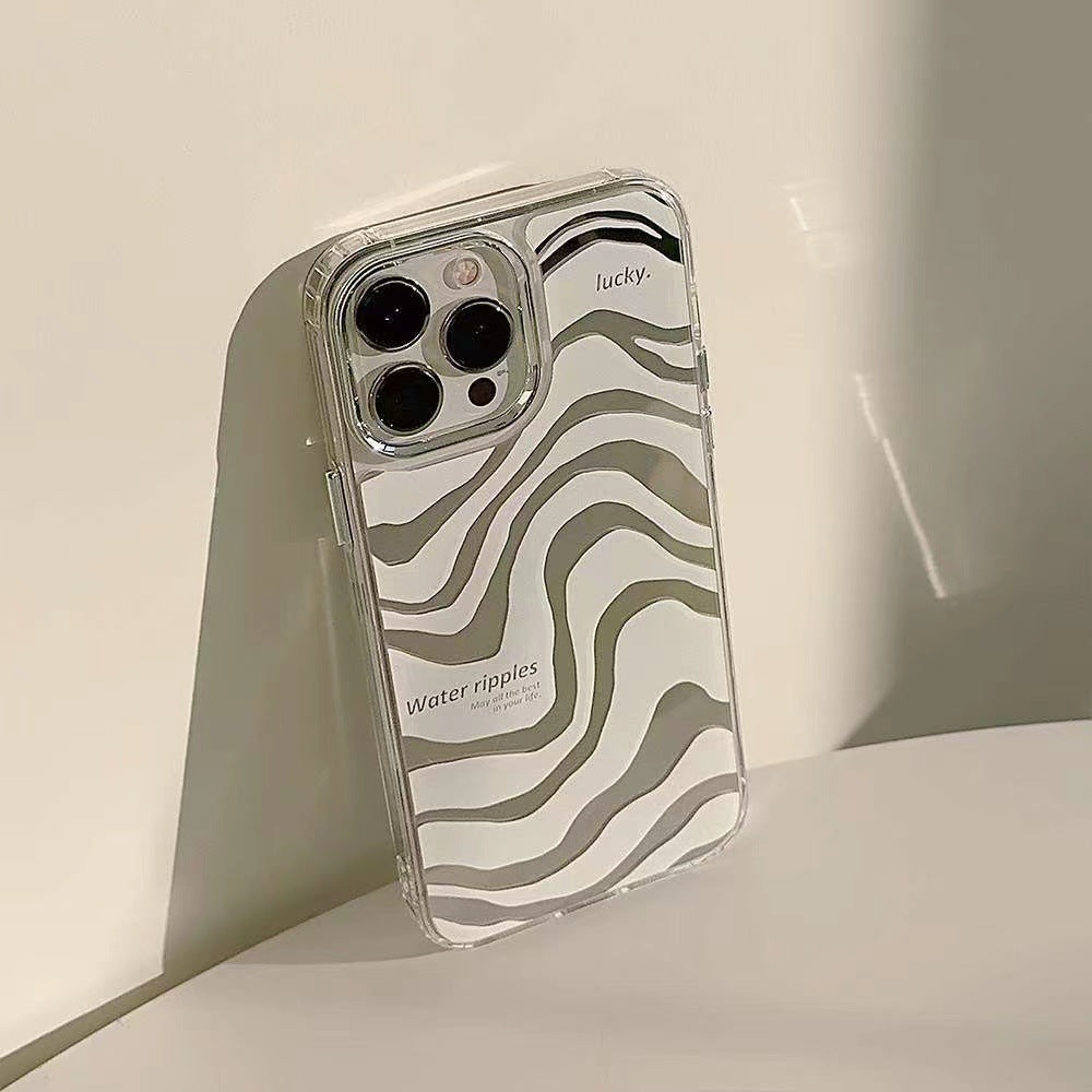 Wavy Pattern Clear Case