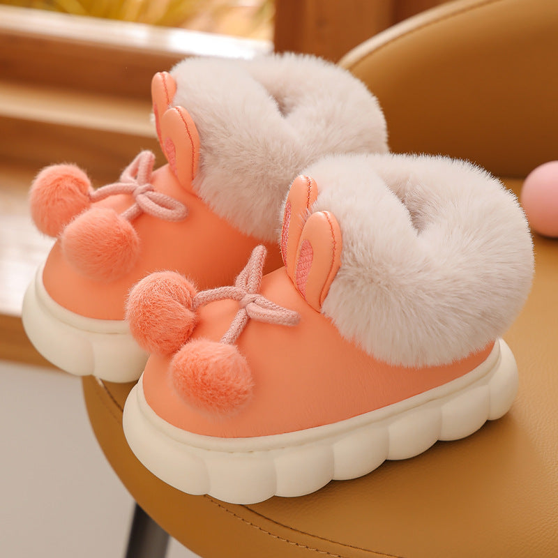 Bunny Pom Pom Boots