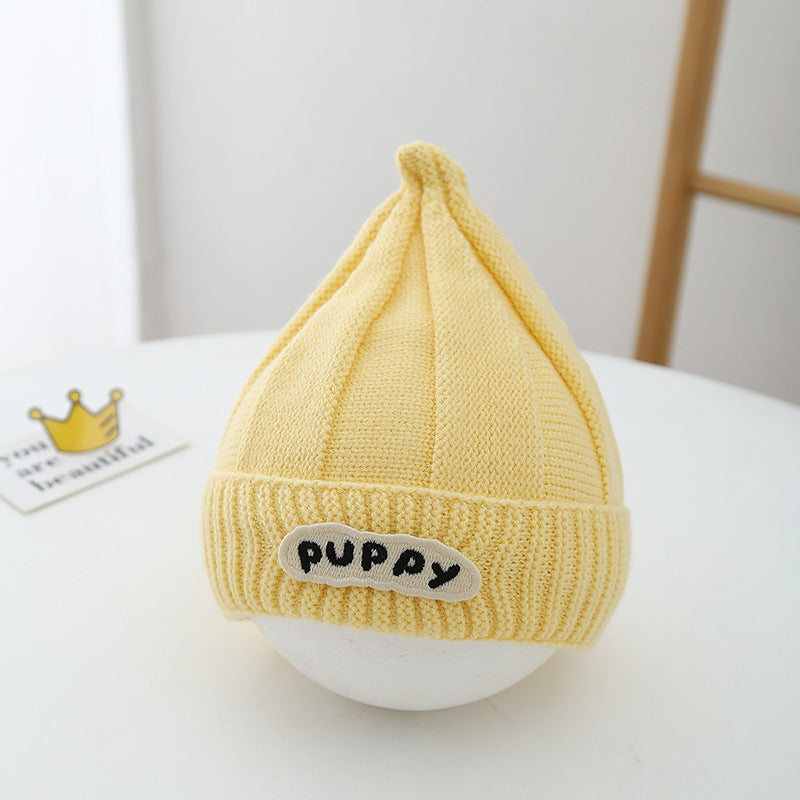 Puppy Themed Beanie Set