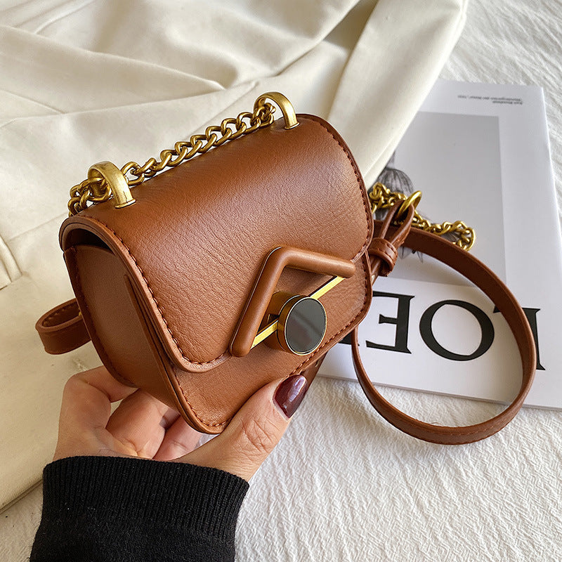 Sleek Brown Crossbody