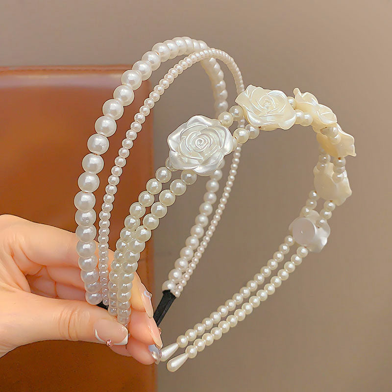 Elegant Pearl Headband Collection