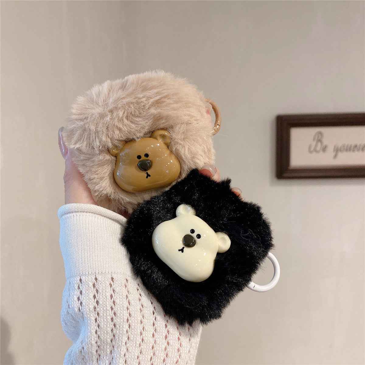 Bear Plush AirPods Case