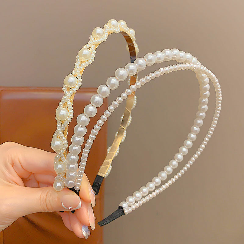 Elegant Pearl Headband Collection