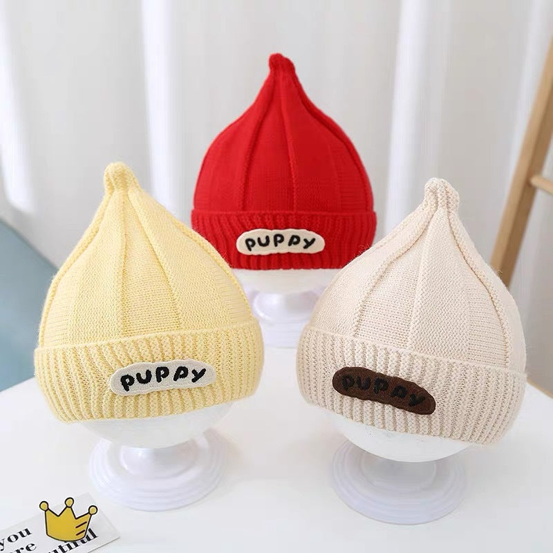 Puppy Themed Beanie Set