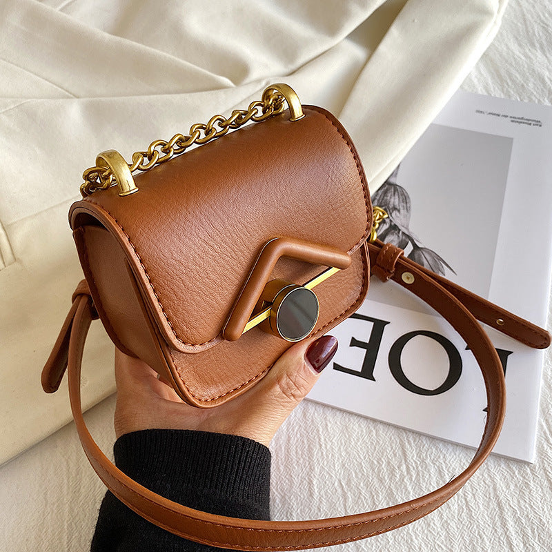 Sleek Brown Crossbody