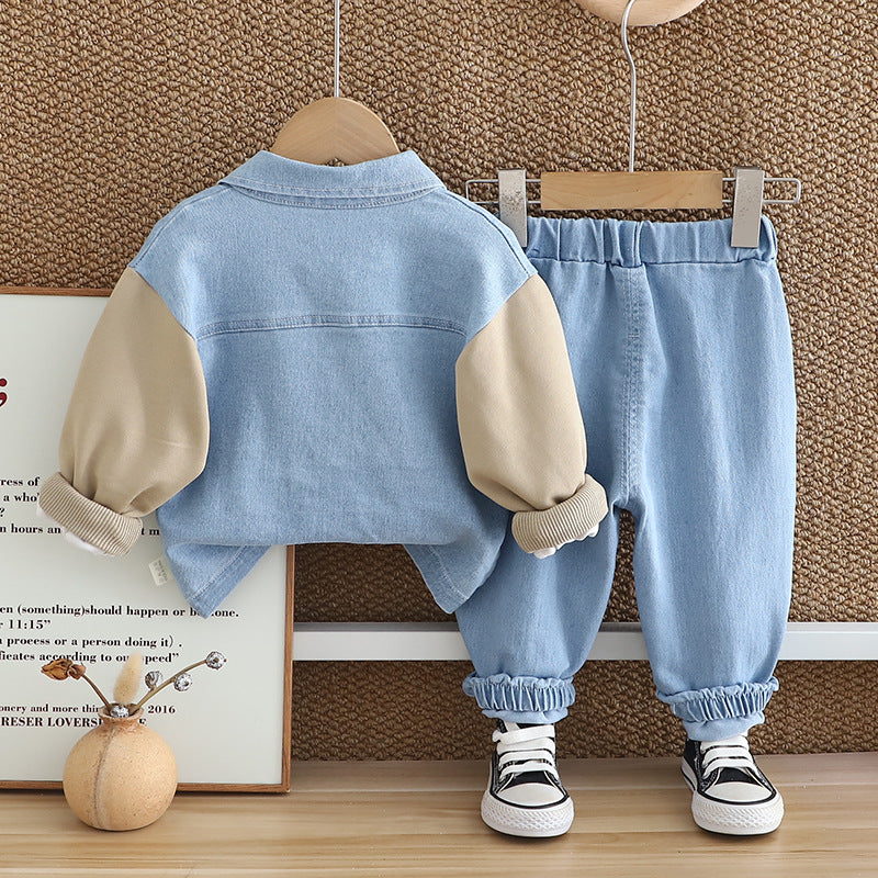 Denim Layered Set