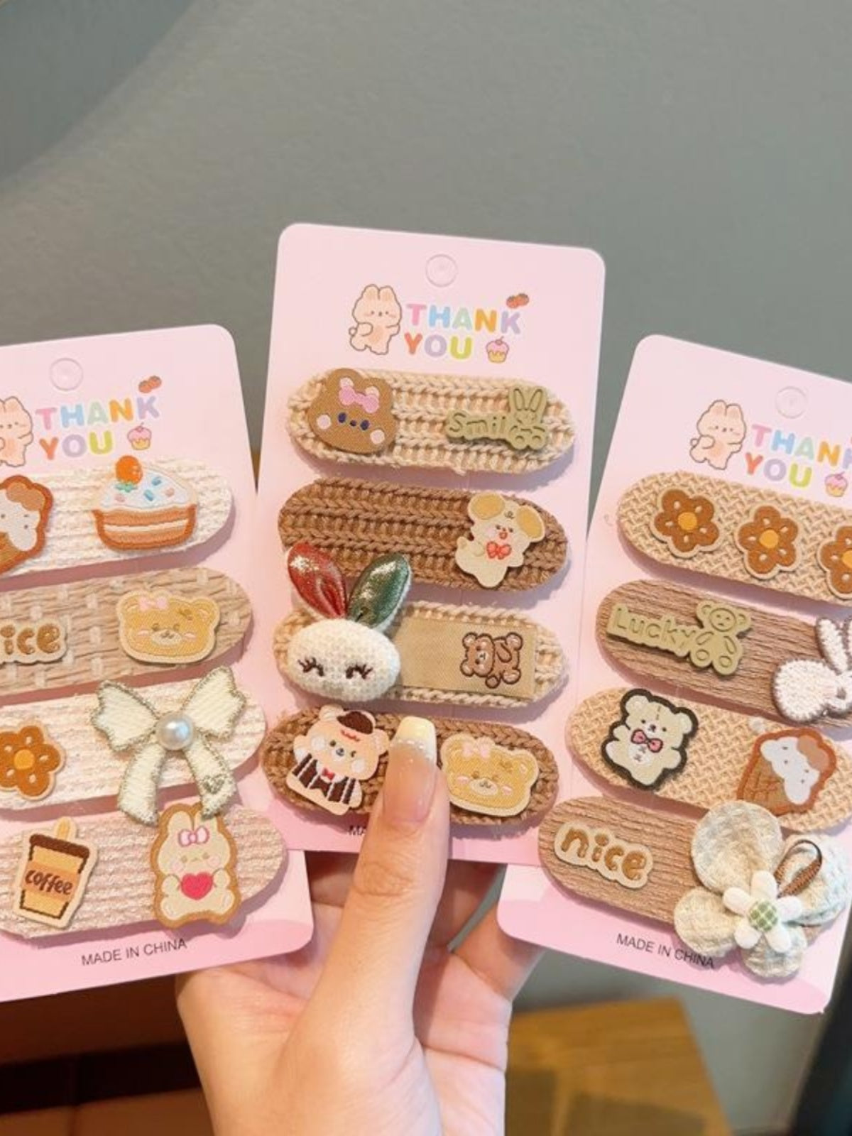 Cozy Café Hair Clips