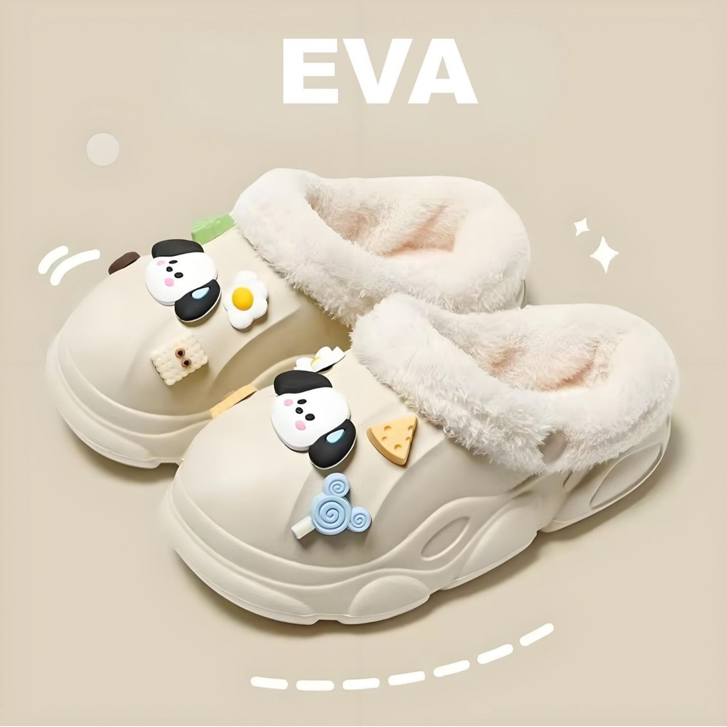 Cozy Cartoon Clogs