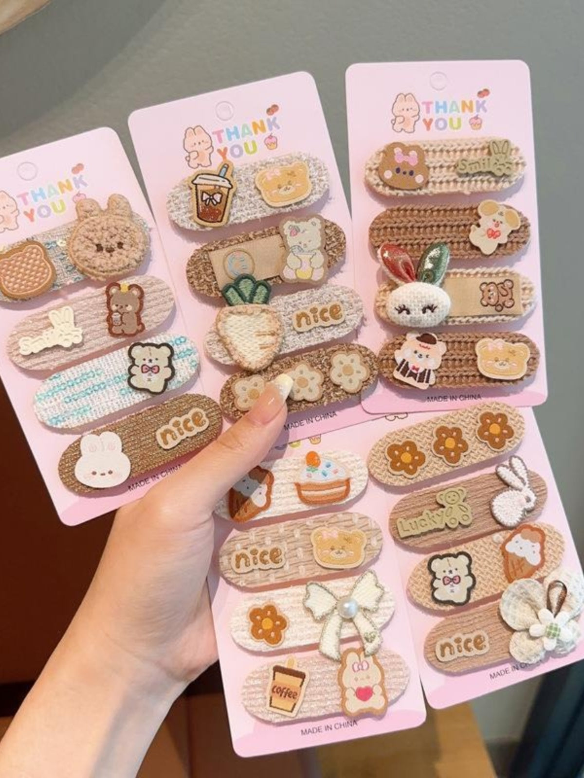 Cozy Café Hair Clips