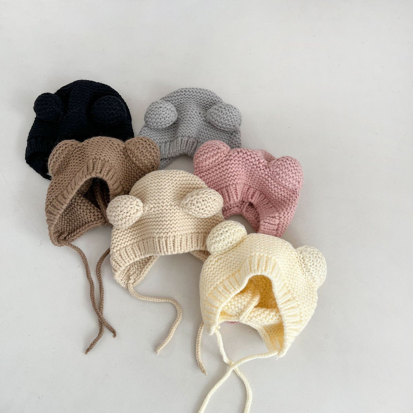 Bear Ear Knit Hats