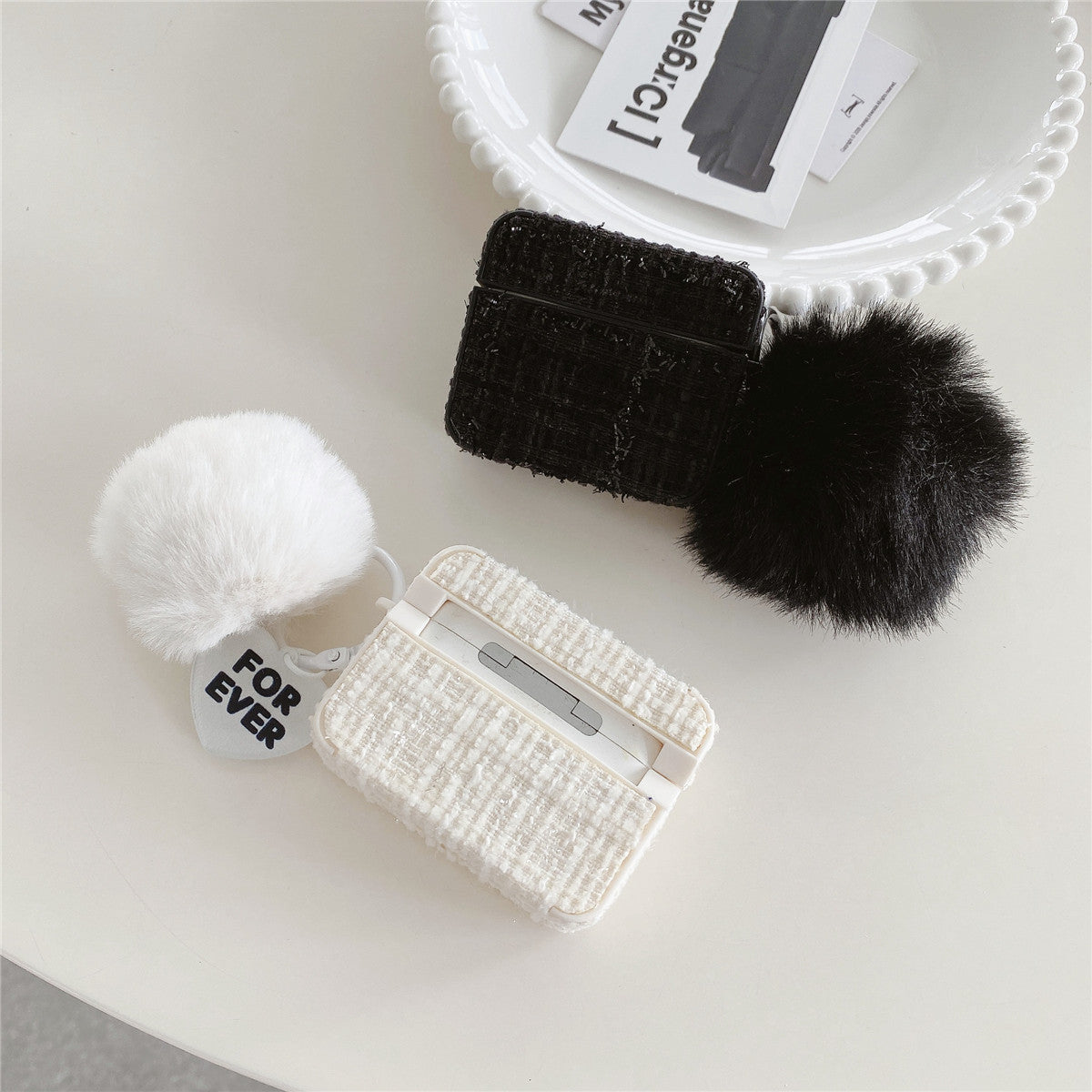 Trendy Pom-Pom AirPods Case