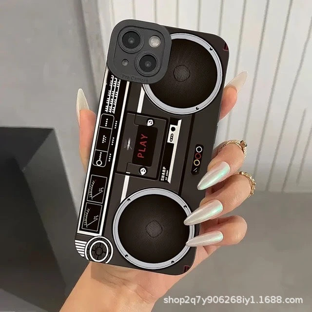 Retro Cassette Tape Case