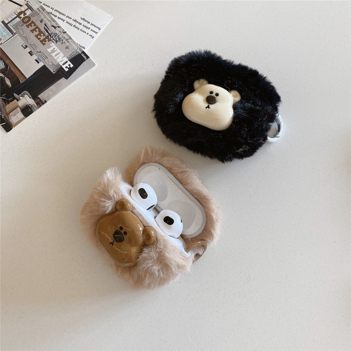 Bear Plush AirPods Case