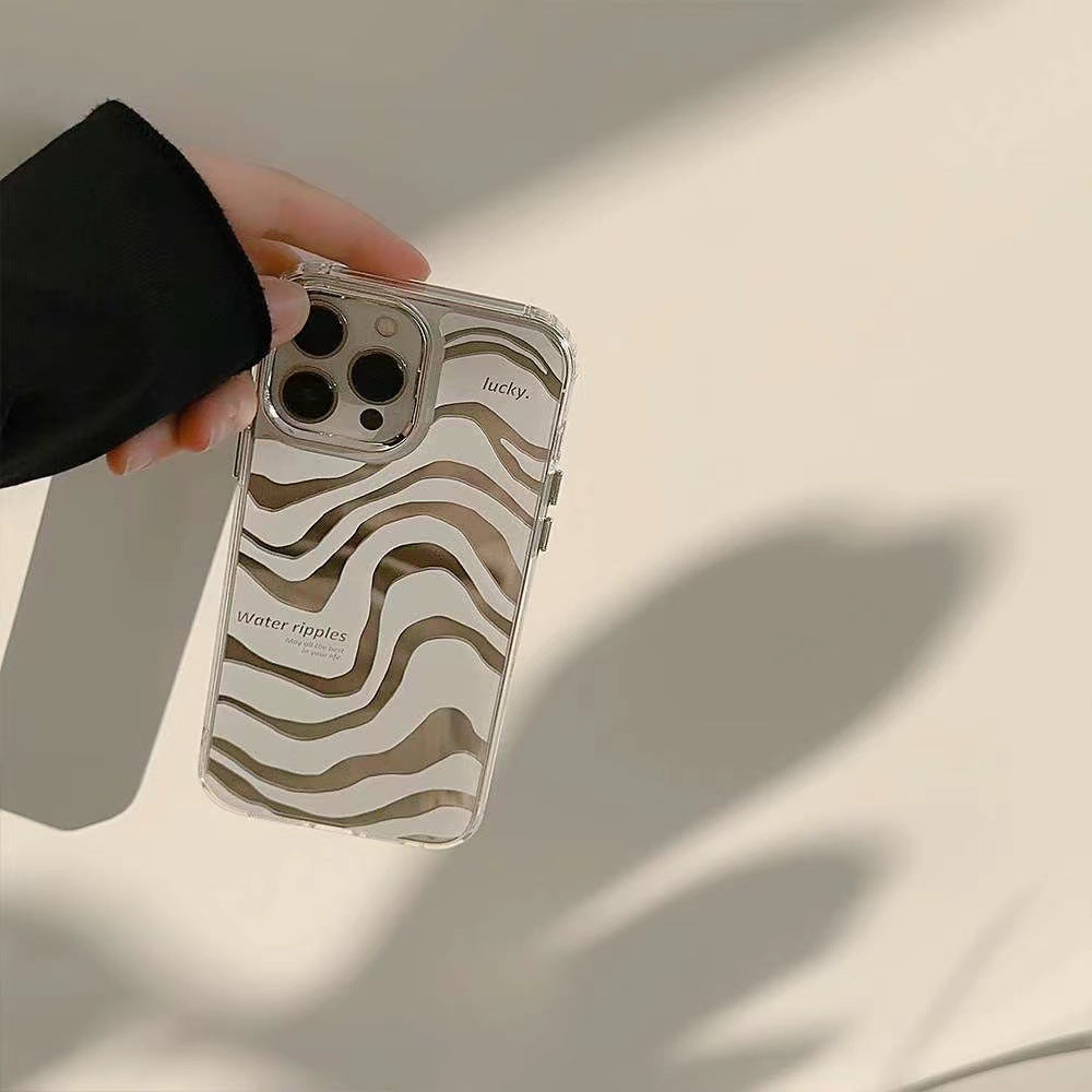 Wavy Pattern Clear Case