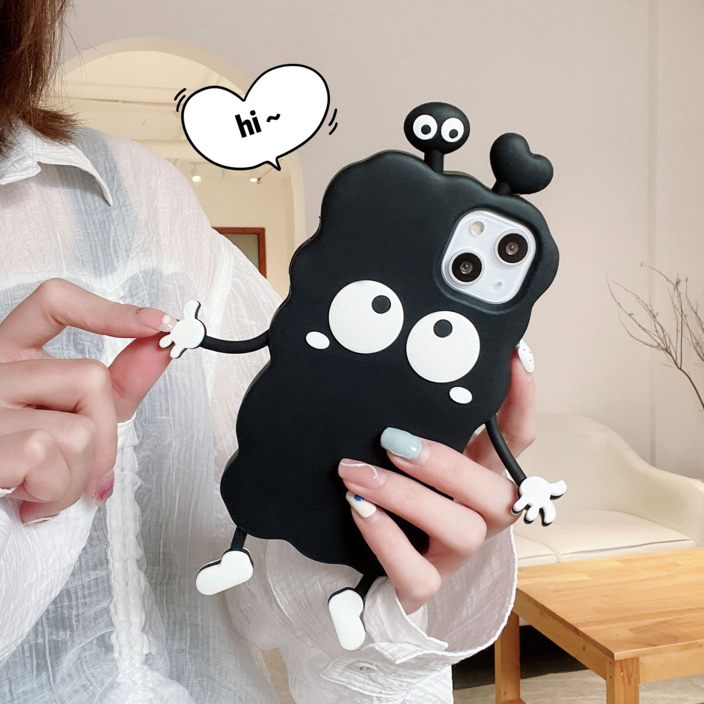 Playful Cartoon Character Phone Case