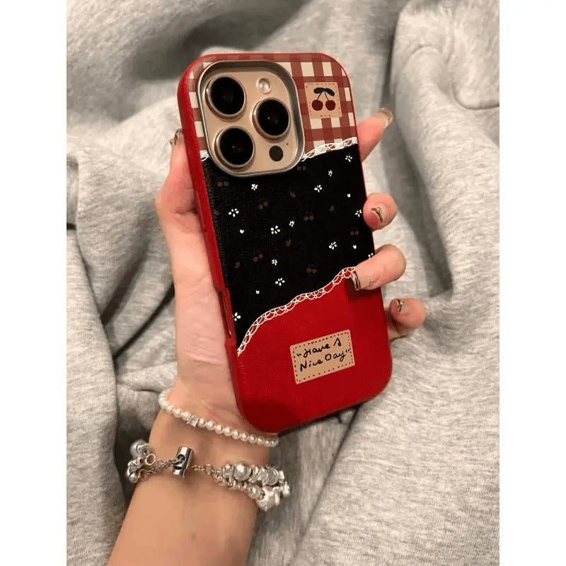 Chic Patchwork Phone Case