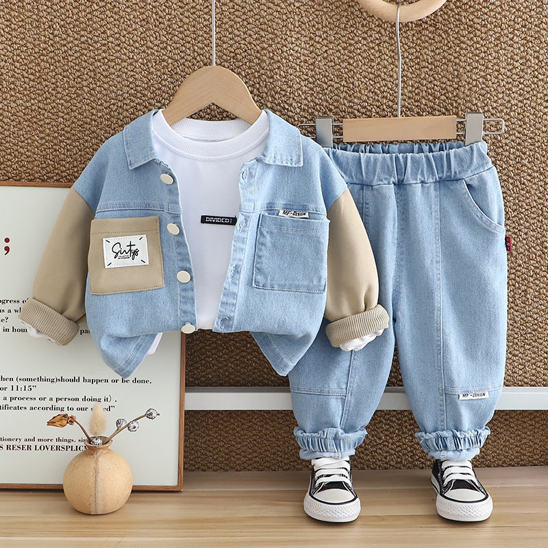 Denim Layered Set