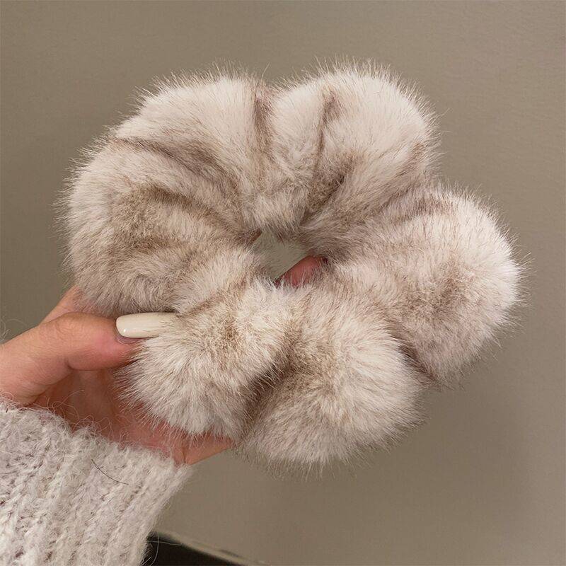 Luxe Fur Scrunchie Set