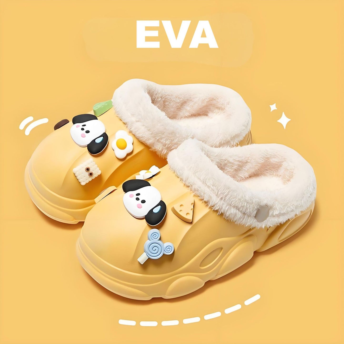 Cozy Cartoon Clogs