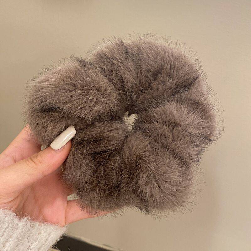 Luxe Fur Scrunchie Set