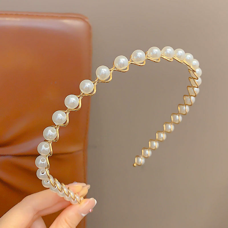 Elegant Pearl Headband Collection