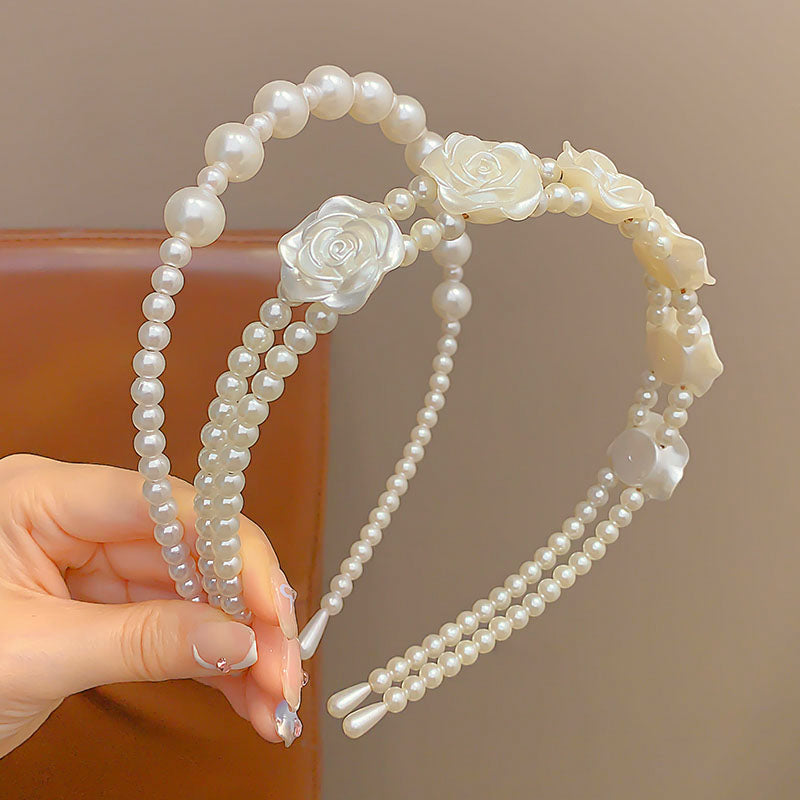 Elegant Pearl Headband Collection