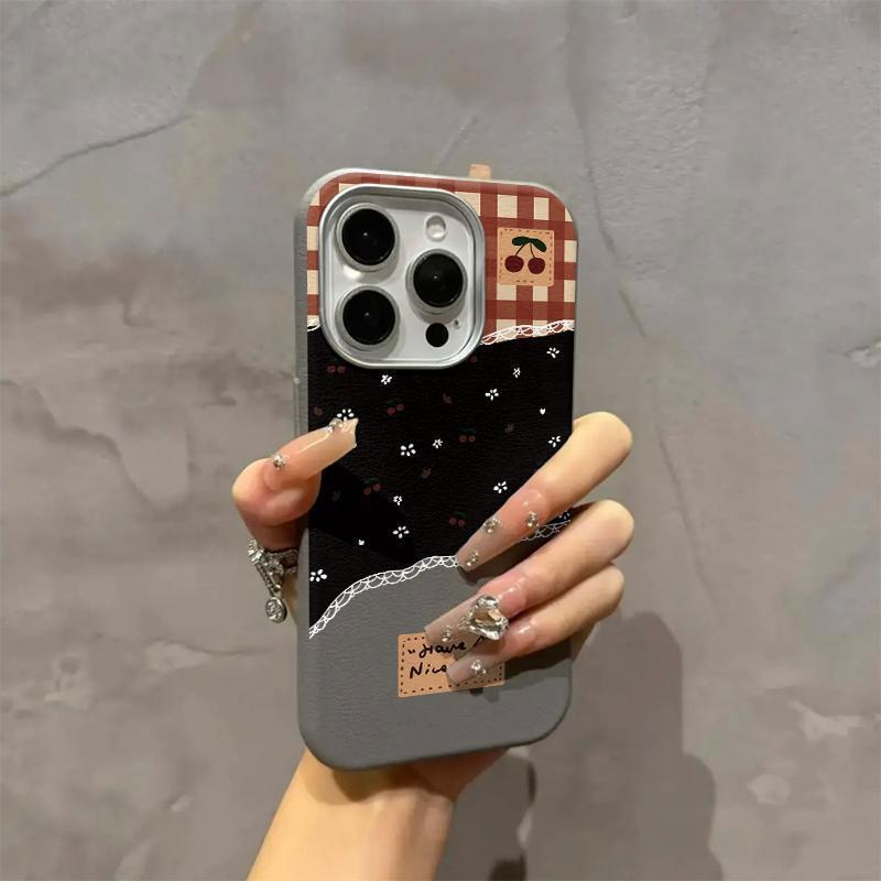 Chic Patchwork Phone Case