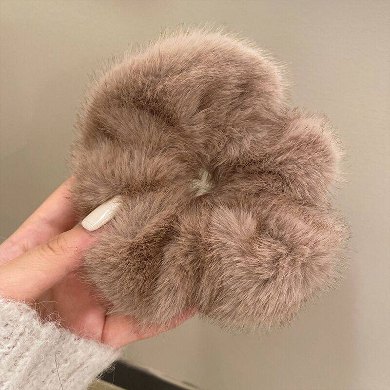 Luxe Fur Scrunchie Set