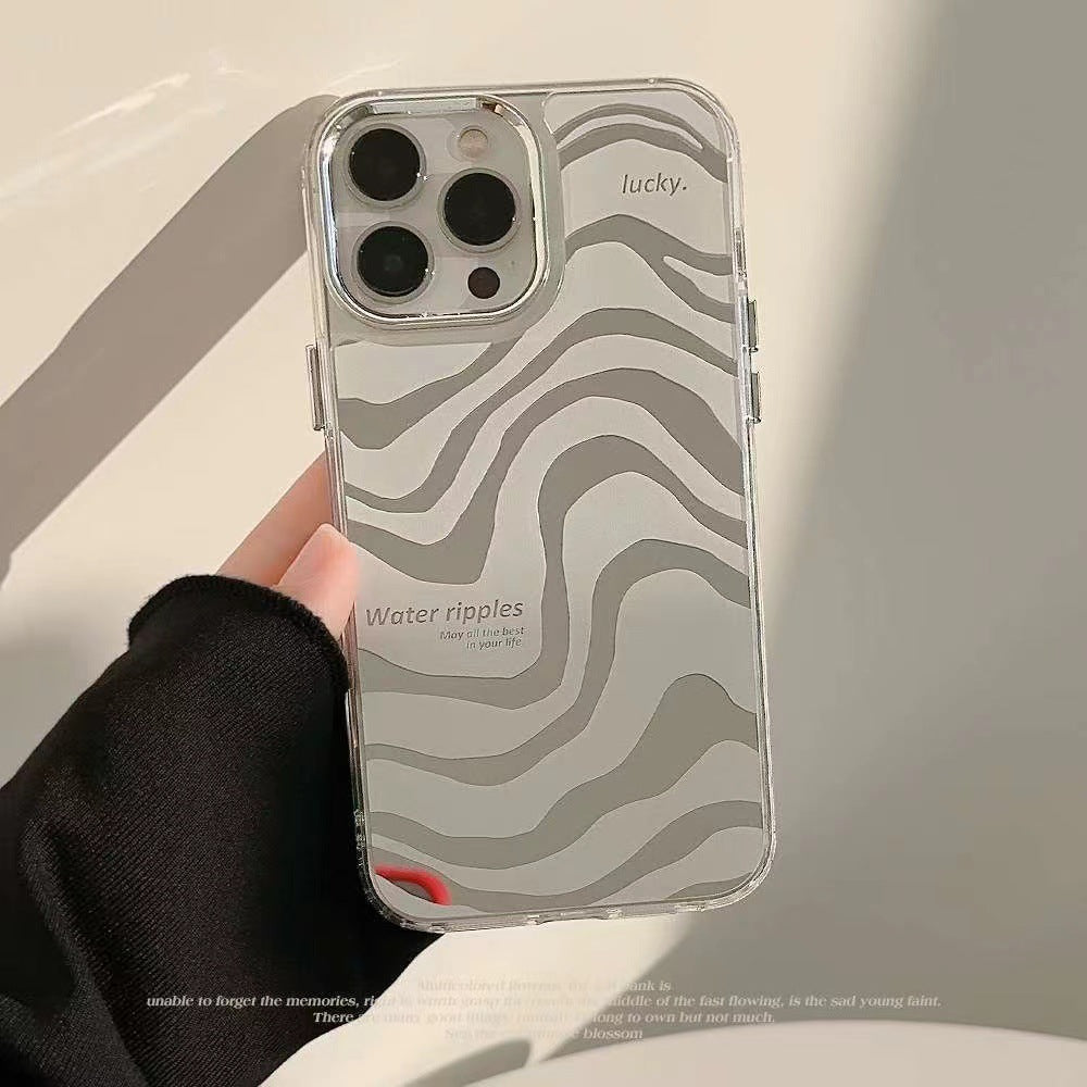 Wavy Pattern Clear Case