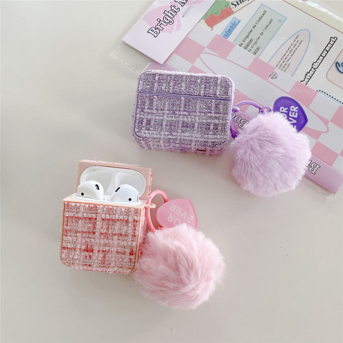 Trendy Pom-Pom AirPods Case