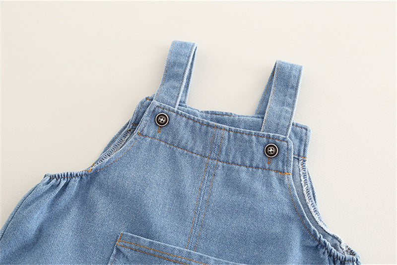 Denim Overall Set