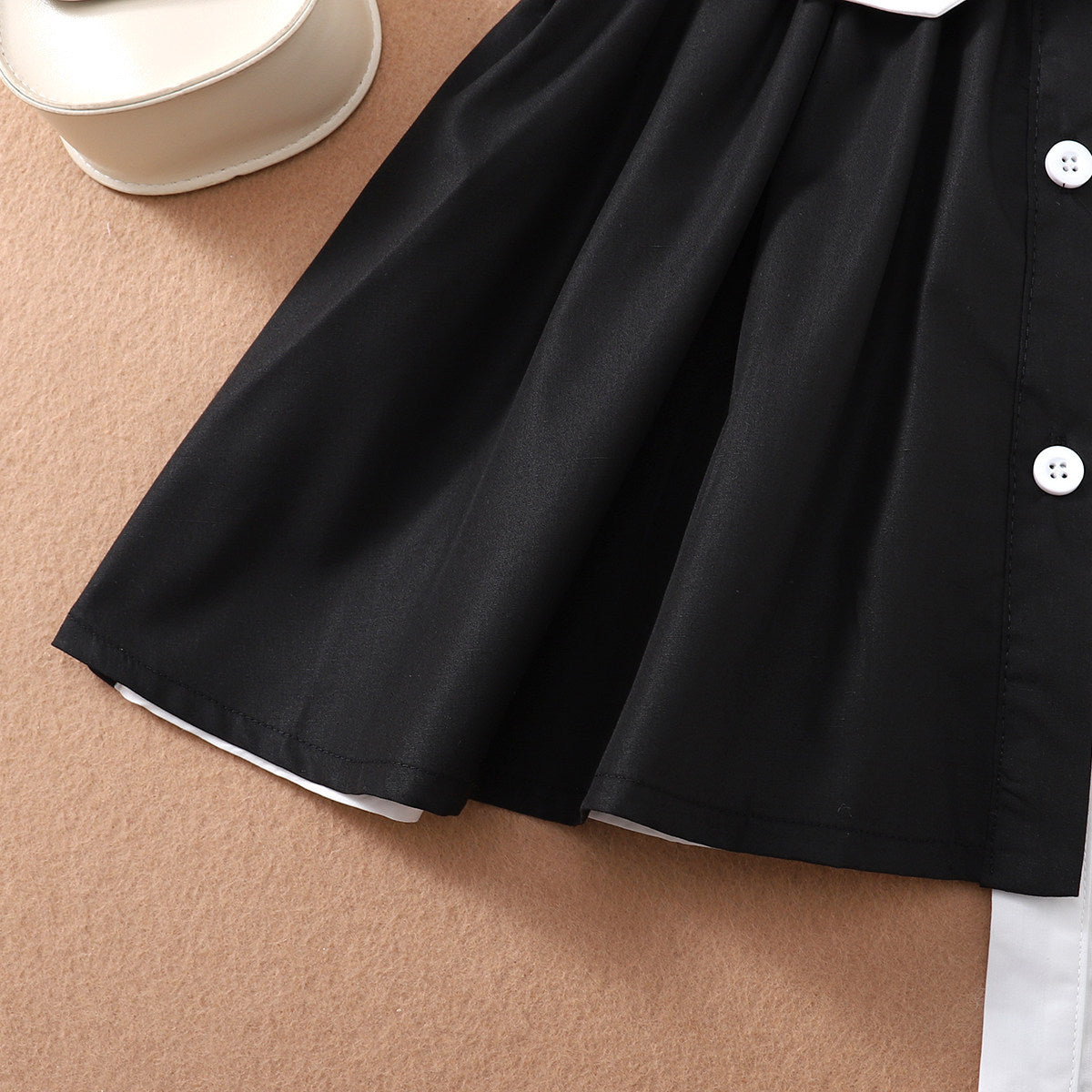 Monochrome Contrast Dress