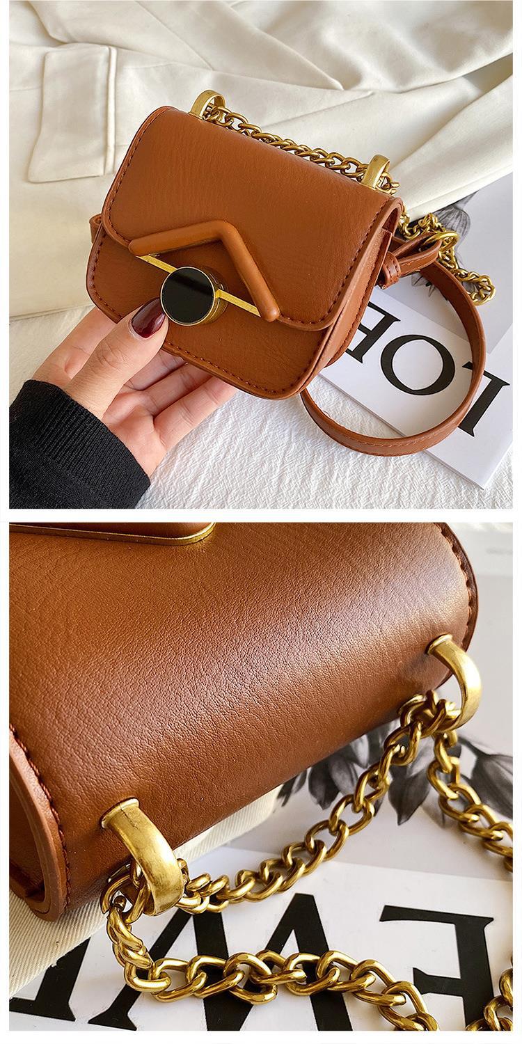 Sleek Brown Crossbody