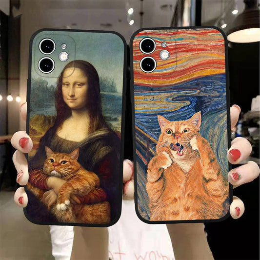 Surreal Cat Art Case