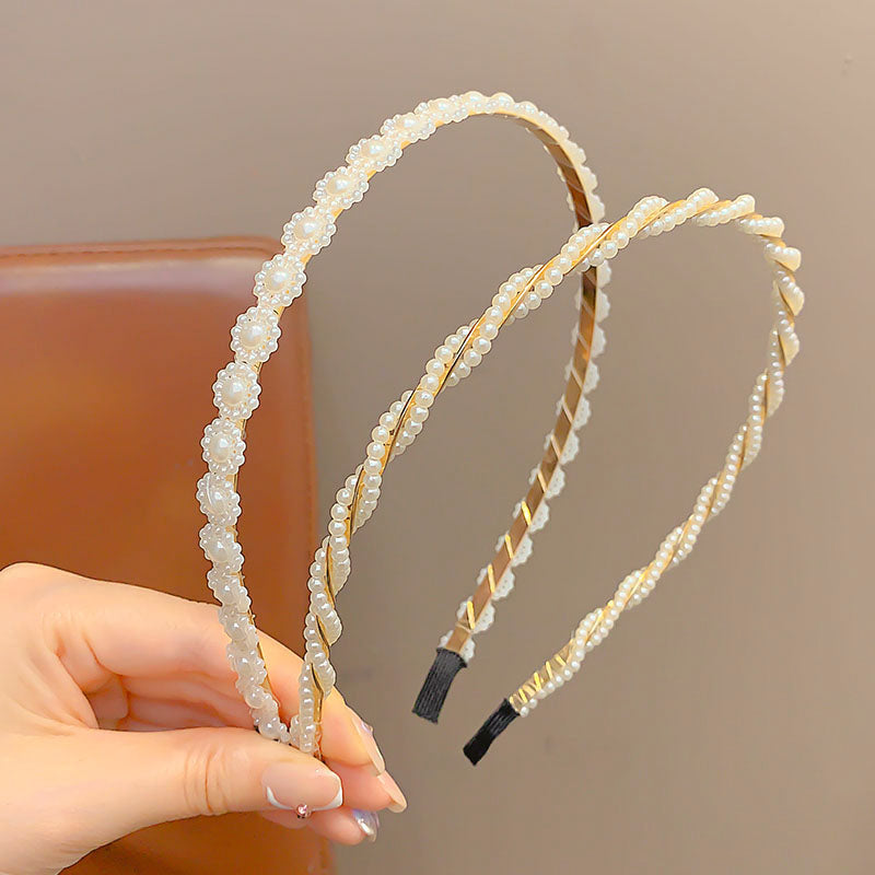 Elegant Pearl Headband Collection