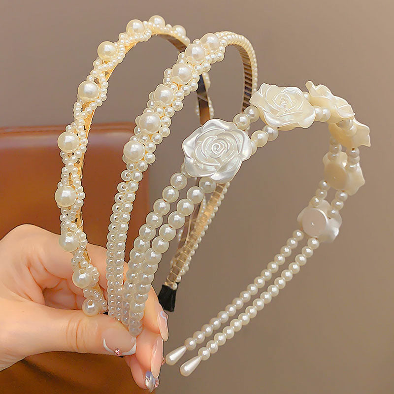 Elegant Pearl Headband Collection