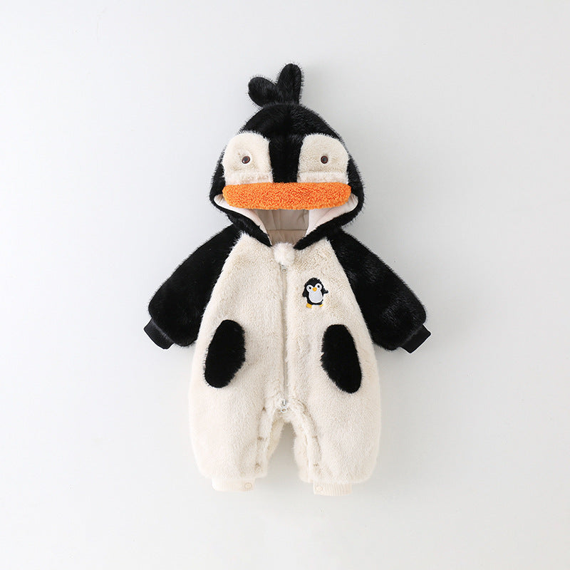 Penguin Plush Jumpsuit