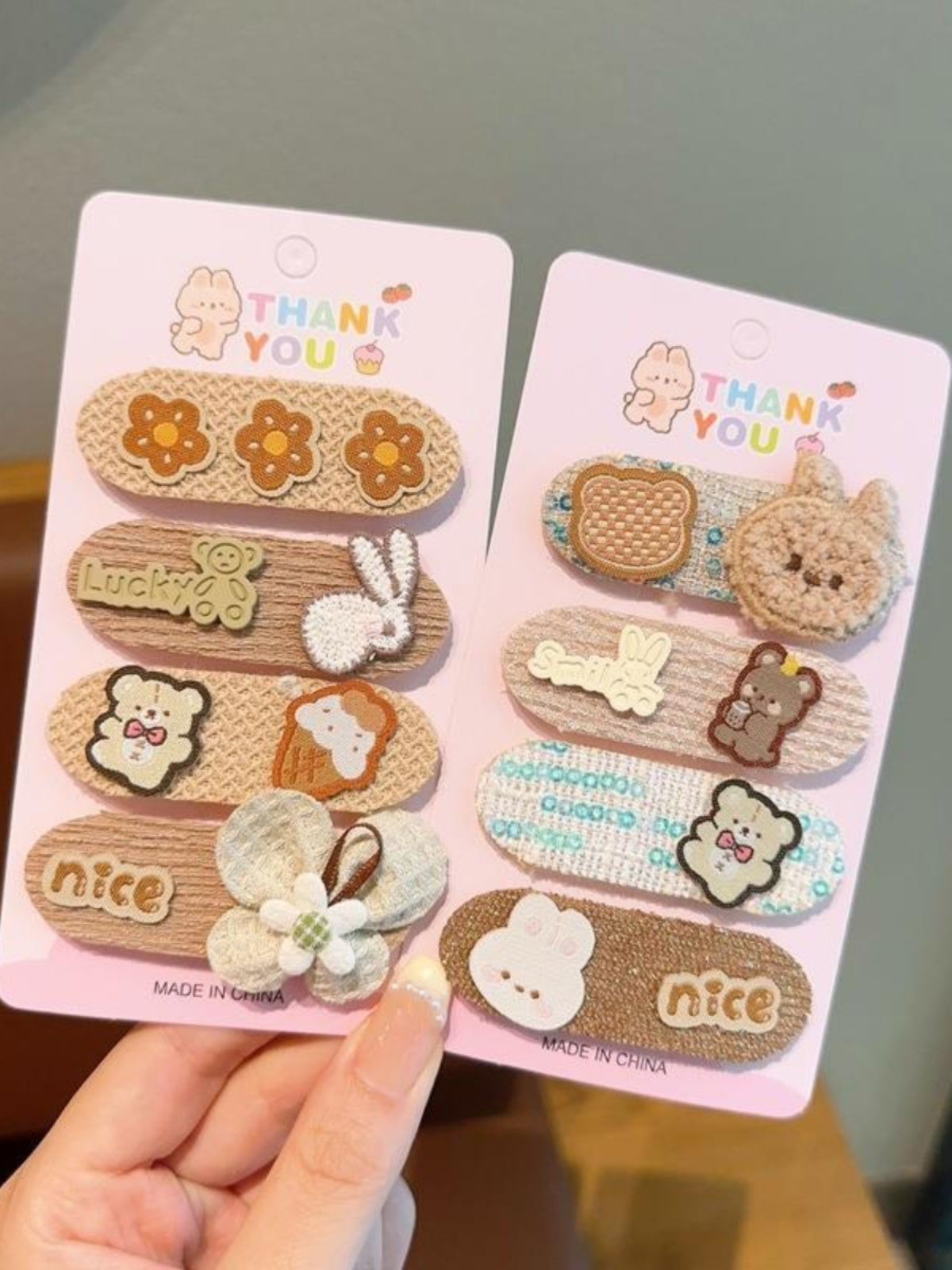 Cozy Café Hair Clips